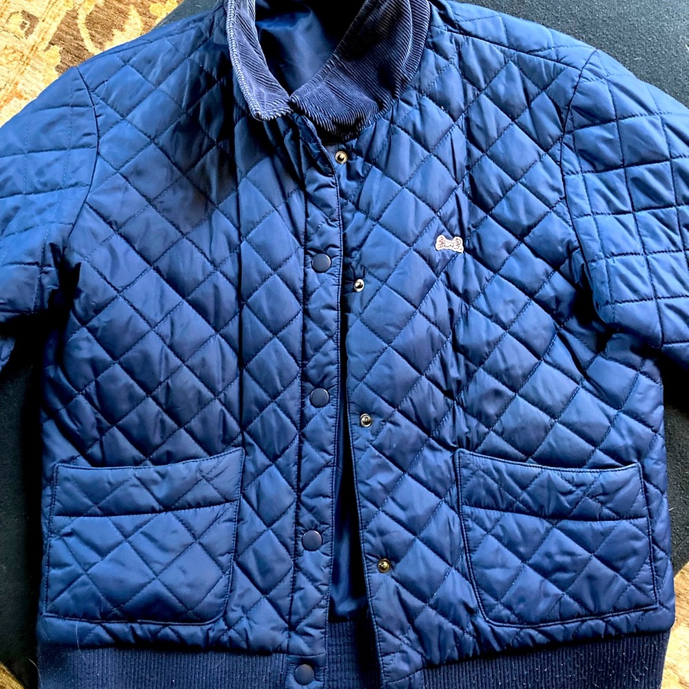 Le Tigre quilted lightweight jacket with corduroy collar